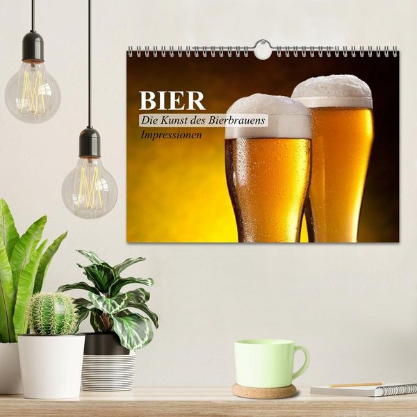 Produktbild: Bier. Die Kunst des Bierbrauens. Impressionen (Wandkalender 2026 DIN A4 quer), CALVENDO Monatskalender