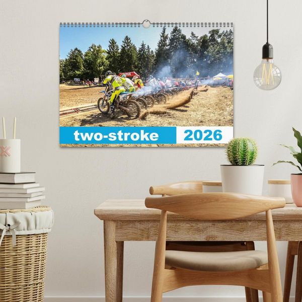 Produktbild: two stroke (Wandkalender 2026 DIN A3 quer), CALVENDO Monatskalender