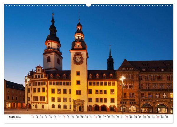Produktbild: Sachsen (hochwertiger Premium Wandkalender 2026 DIN A2 quer), Kunstdruck in Hochglanz