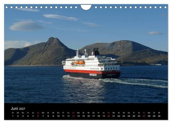 Produktbild: Impressionen von Norwegen entlang der Hurtigruten (Wandkalender 2027 DIN A4 quer), CALVENDO Monatskalender