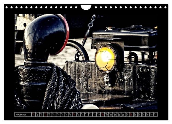 Produktbild: Industrie-Kunst 2026 (Wandkalender 2026 DIN A4 quer), CALVENDO Monatskalender