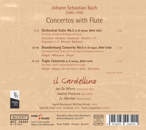 Produktbild: Violin Concertos Sinfonia & Overture