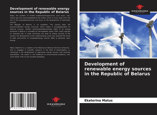 Produktbild: Development of renewable energy sources in the Republic of Belarus