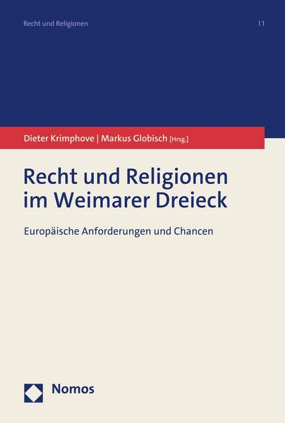 Produktbild: Recht und Religionen im Weimarer Dreieck