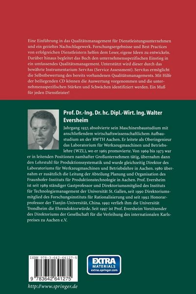 Produktbild: Qualit&auml;tsmanagement f&uuml;r Dienstleister