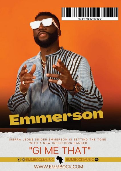 Produktbild: Pump it up Magazine - Emmerson Afro-Pop Multiple Award Winning Singer From Sierra Leone