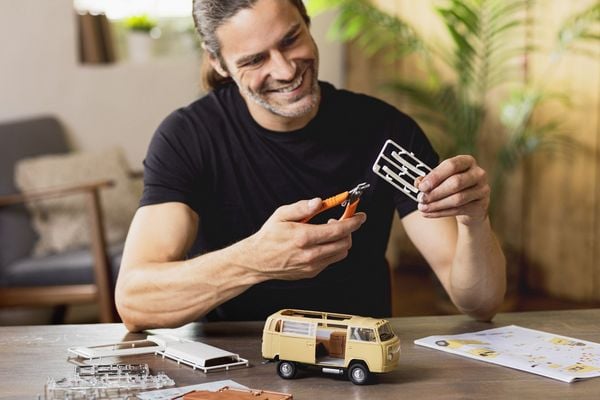 Produktbild: VW T2 Camper (Click System), Revell Bausatz zum Zusammenstecken mehrfarbig