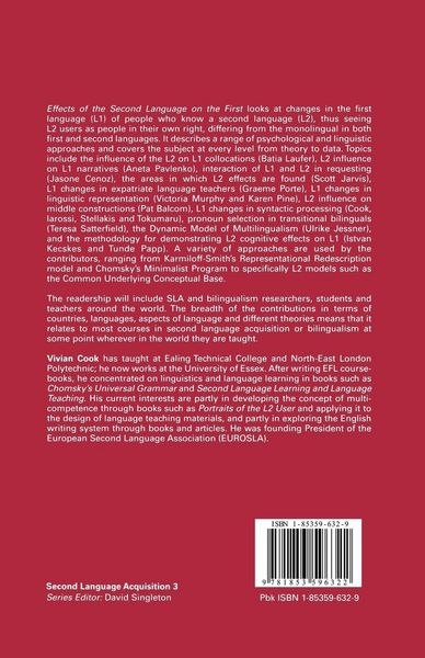 Produktbild: Effects of the Second Language on the First