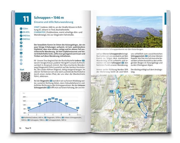 Produktbild: KOMPASS Wanderf&uuml;hrer Kaisergebirge, Wilder Kaiser, Zahmer Kaiser, Kaiserwinkl, Thiersee-Pendling,60 Touren mit Extra-Tourenkarte