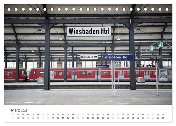 Produktbild: Du sch&ouml;nes Wiesbaden (Tischkalender 2026 DIN A5 quer), CALVENDO Monatskalender