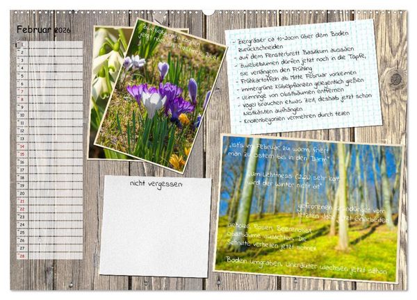 Produktbild: Was ist noch im Garten zu tun? (Wandkalender 2026 DIN A2 quer), CALVENDO Monatskalender