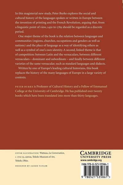 Produktbild: Languages and Communities in Early Modern Europe