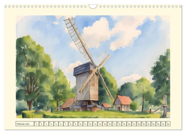 Produktbild: Liebenswerte Stadt M&uuml;nster (Wandkalender 2026 DIN A3 quer), CALVENDO Monatskalender