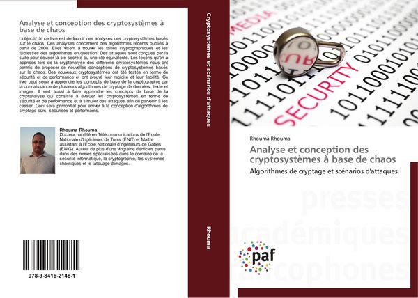 Produktbild: Analyse et conception des cryptosyst&egrave;mes &agrave; base de chaos