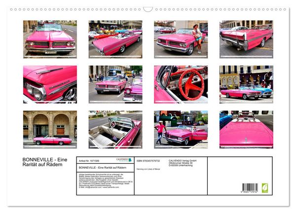 Produktbild: BONNEVILLE - Eine Rarit&auml;t auf R&auml;dern (Wandkalender 2026 DIN A2 quer), CALVENDO Monatskalender