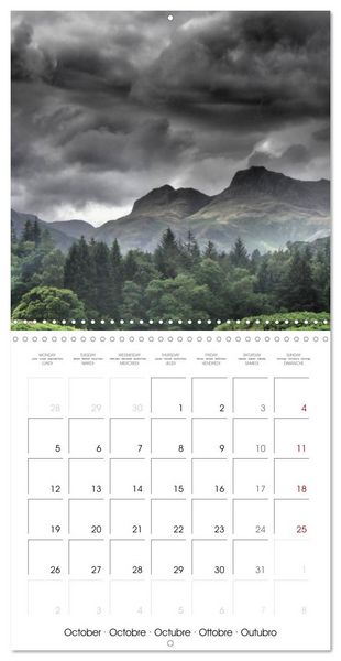 Produktbild: LAKE DISTRICT CUMBRIA Dramatic Art Photos (Wall Calendar 2026 12 &times; 12 Inch) CALVENDO 12 Month Wall Calendar