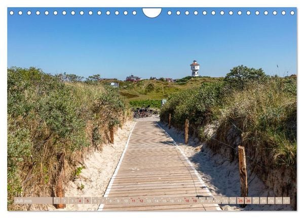 Produktbild: Inselliebe Langeoog (Wandkalender 2026 DIN A4 quer), CALVENDO Monatskalender
