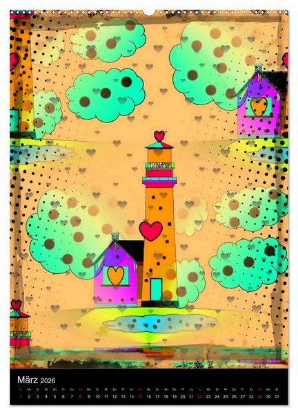 Produktbild: Pop ist auch eine ART von Nico Bielow (hochwertiger Premium Wandkalender 2026 DIN A2 hoch), Kunstdruck in Hochglanz
