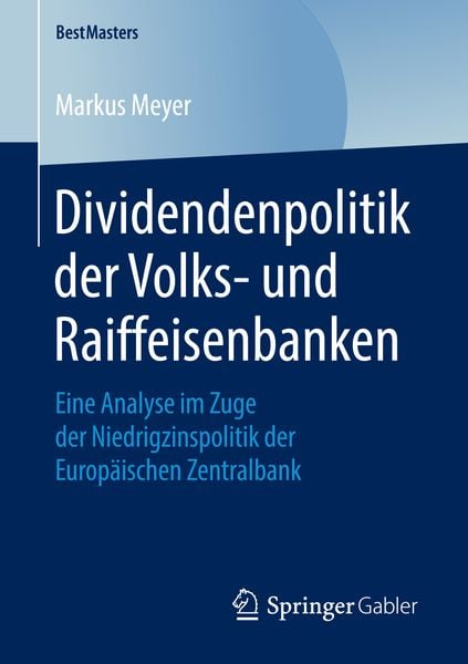 Produktbild: Dividendenpolitik der Volks- und Raiffeisenbanken