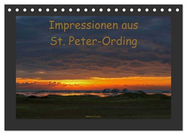 Produktbild: Impressionen aus St. Peter-Ording (Tischkalender 2026 DIN A5 quer), CALVENDO Monatskalender