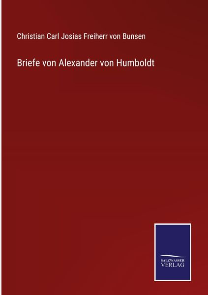 Produktbild: Briefe von Alexander von Humboldt