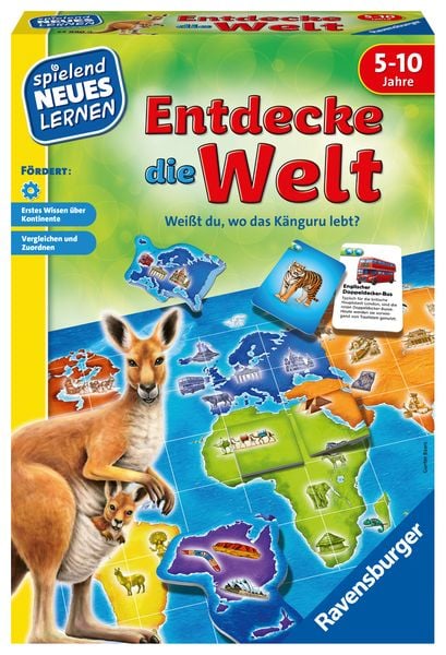 Produktbild: Entdecke die Welt - Kinderspiel ab 5 Jahre
