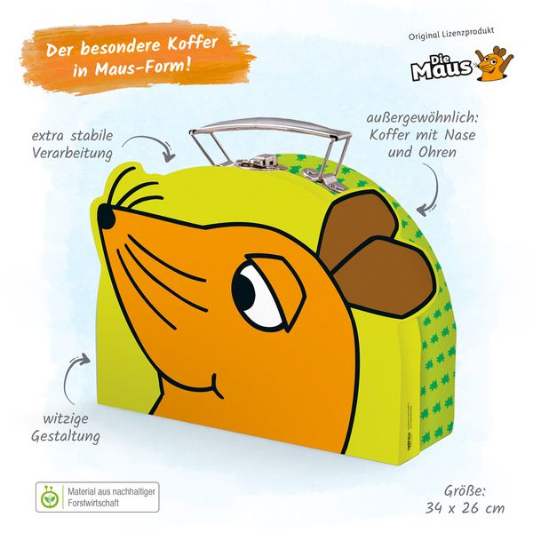 Produktbild: Tr&ouml;tsch Die Maus Koffer mit Formdeckel Maus