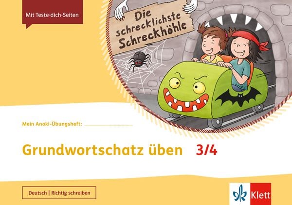 Produktbild: Mein Anoki-&Uuml;bungsheft. Grundwortschatz &uuml;ben 3/4. &Uuml;bungsheft Klasse 3/4