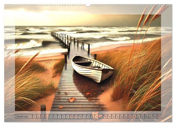 Produktbild: Pfade ans Meer (Wandkalender 2026 DIN A2 quer), CALVENDO Monatskalender