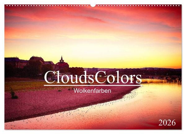 CloudsColors 2026 (Wandkalender 2026 DIN A2 quer), CALVENDO Monatskalender