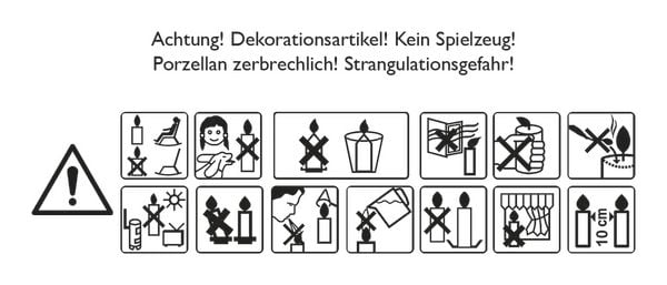 Produktbild: Porzellanhaus mit Draht zum Aufh&auml;ngen - Stern