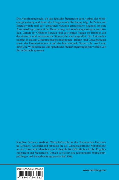 Produktbild: Die steuerliche Behandlung von Windenergieanlagen
