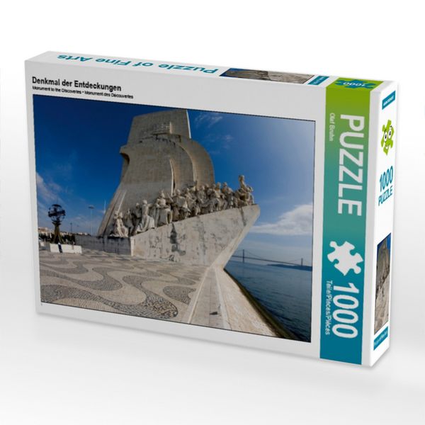 Produktbild: CALVENDO Puzzle Denkmal der Entdeckungen | 1000 Teile Lege-Gr&ouml;&szlig;e 64x48cm Foto-Puzzle f&uuml;r gl&uuml;ckliche Stunden