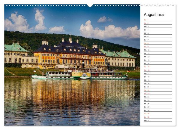 Produktbild: Schaufelraddampfer (Wandkalender 2026 DIN A2 quer), CALVENDO Monatskalender