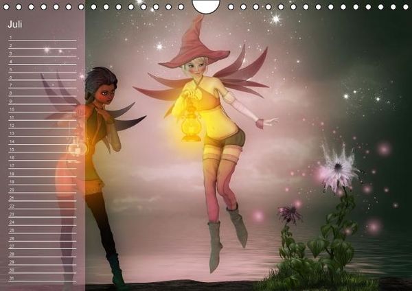 Produktbild: Elfenlichter (Wandkalender immerw&auml;hrend DIN A4 quer)
