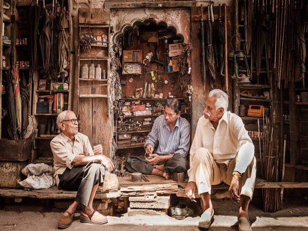 Produktbild: CALVENDO Puzzle Schirmflicker in Jodhpur, Rajasthan, Indien | 1000 Teile Lege-Gr&ouml;&szlig;e 64x48cm Foto-Puzzle f&uuml;r gl&uuml;ckliche Stunden
