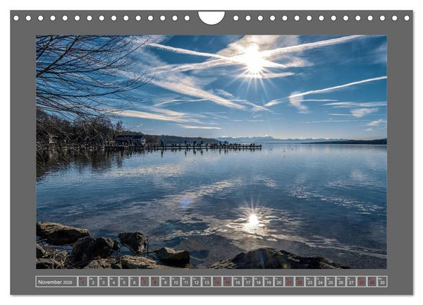 Produktbild: Impressionen vom Starnberger See II (Wandkalender 2026 DIN A4 quer), CALVENDO Monatskalender