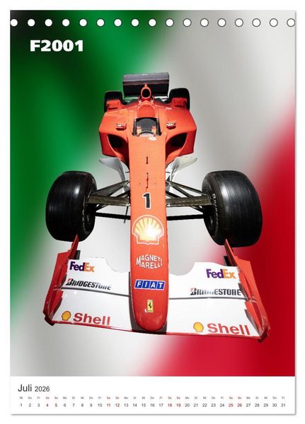 Produktbild: Il Mondo Ferrari (Tischkalender 2026 DIN A5 hoch), CALVENDO Monatskalender