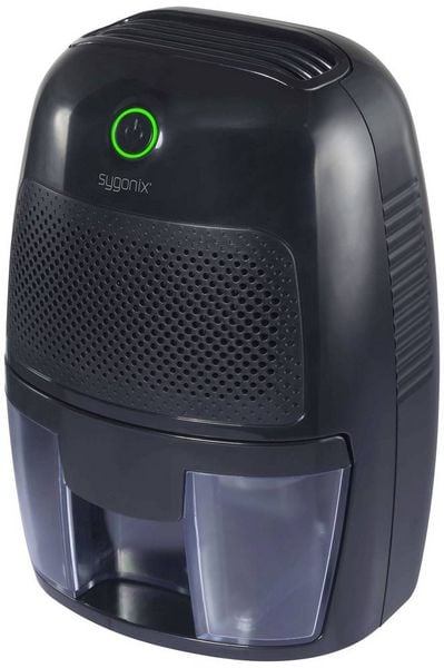 Sygonix Luftentfeuchter 20m² 22.5W 0.25 l/Tag Schwarz