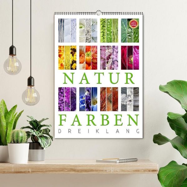 Produktbild: Natur Farben Dreiklang (Wandkalender 2026 DIN A2 hoch), CALVENDO Monatskalender