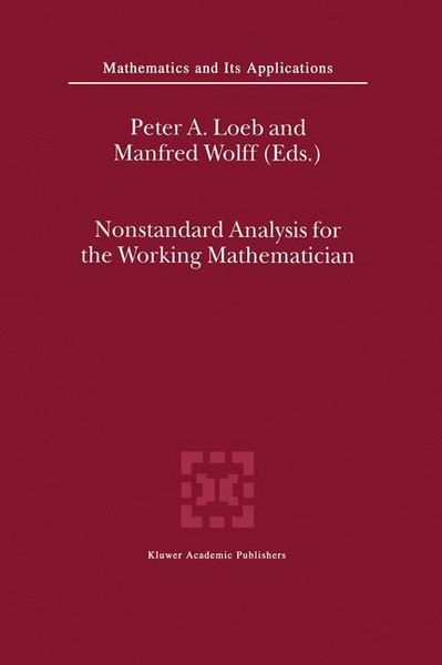 Produktbild: Nonstandard Analysis for the Working Mathematician