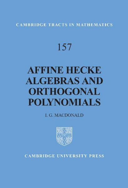 Produktbild: Affine Hecke Algebras and Orthogonal Polynomials