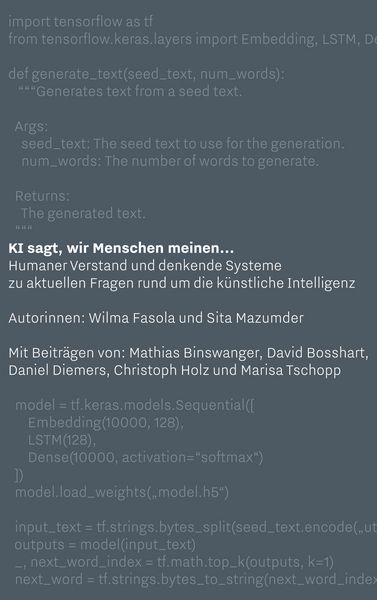Produktbild: KI sagt, wir Menschen meinen...