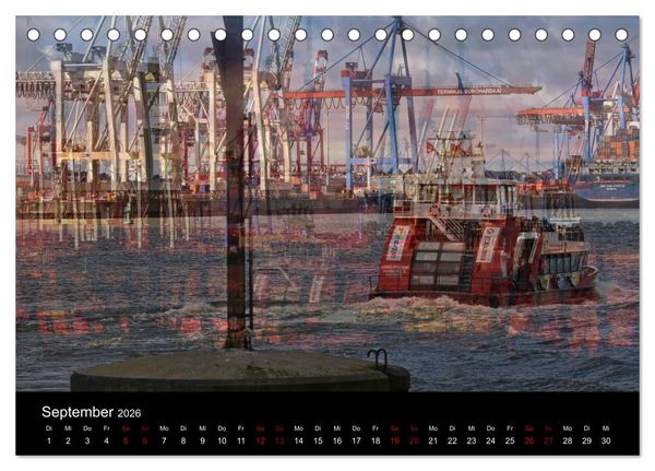 Produktbild: Hamburg-Art (Tischkalender 2026 DIN A5 quer), CALVENDO Monatskalender