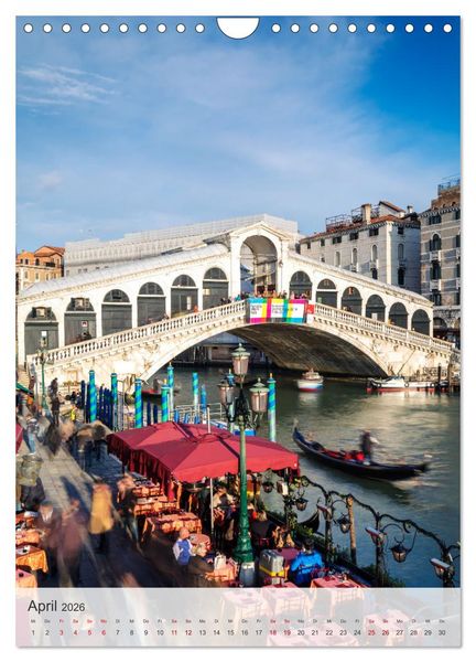 Produktbild: Venezia - La Serenissima repubblica (Wandkalender 2026 DIN A4 hoch), CALVENDO Monatskalender