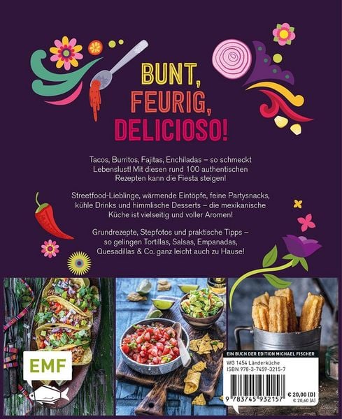 Produktbild: Fiesta &ndash; Das Mexiko-Kochbuch &ndash; mit edler Ausstattung und Farbschnitt