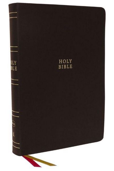 Produktbild: NKJV Holy Bible, Super Giant Print Reference Bible, Brown Bonded Leather, 43,000 Cross References, Red Letter, Comfort Print: New King James Version