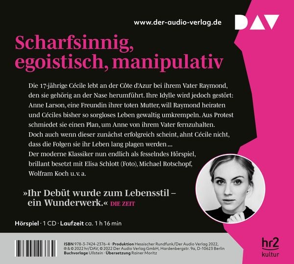 Produktbild: Bonjour tristesse