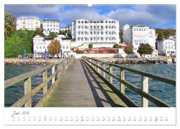 Produktbild: Mein Sassnitz - Hafenstadt und Erholungsort an der Kreidek&uuml;ste von R&uuml;gen (hochwertiger Premium Wandkalender 2026 DIN A2 quer), Kunstdruck in Hochglanz