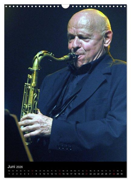 Produktbild: Jazz Momente - Kalender 2026 - (Wandkalender 2026 DIN A3 hoch), CALVENDO Monatskalender